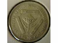 3 пенса 1930, Южна Африка