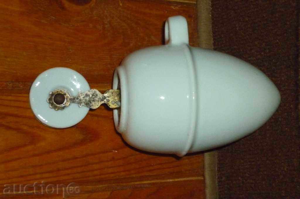 Delivery of Porcelain weight from an old antique chandelier chandelier Delivery of Porcelain weight from an old antique chandelier chandelier