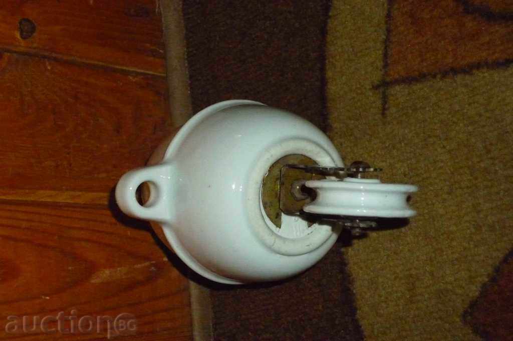 Porcelain weight from an old antique chandelier chandelier - 6 Porcelain weight from an old antique chandelier chandelier - 6