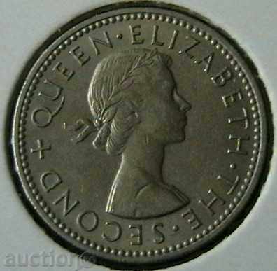 1 shilling 1960, New Zealand with price 7.00 BGN | € 3.58