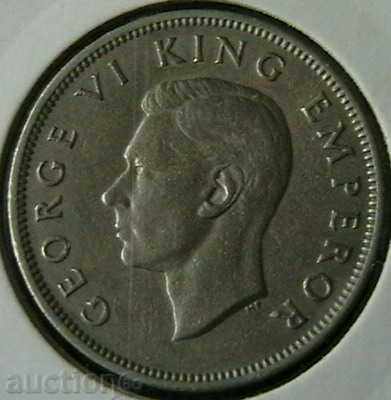 1 florin 1947, New Zealand with price 30.00 BGN | € 15.34