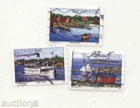 Клеймовани марки Кораби и лодки 2004  от Швеция