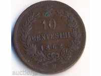 Italy 10 centisimi 1862m