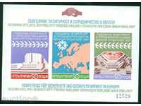 3648 Bulgaria 1987 Conferința pentru Securitate - BLOCK Fără NEA **