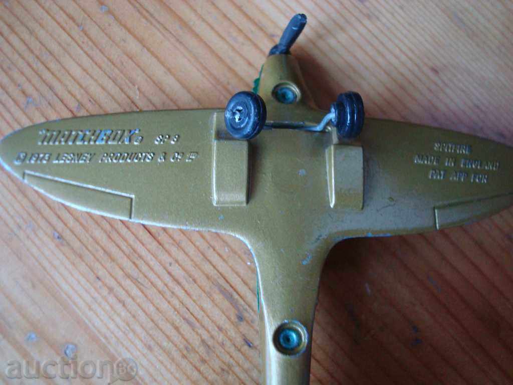 Airplane MatchboxENGLAND, metallic, "SPRITFIRE?". with price 4.95 BGN | € 2.53 Airplane MatchboxENGLAND, metallic, "SPRITFIRE?". with price 4.95 BGN | € 2.53