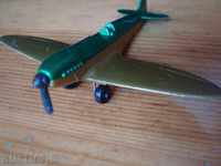 Airplane MatchboxENGLAND, metallic, "SPRITFIRE?".