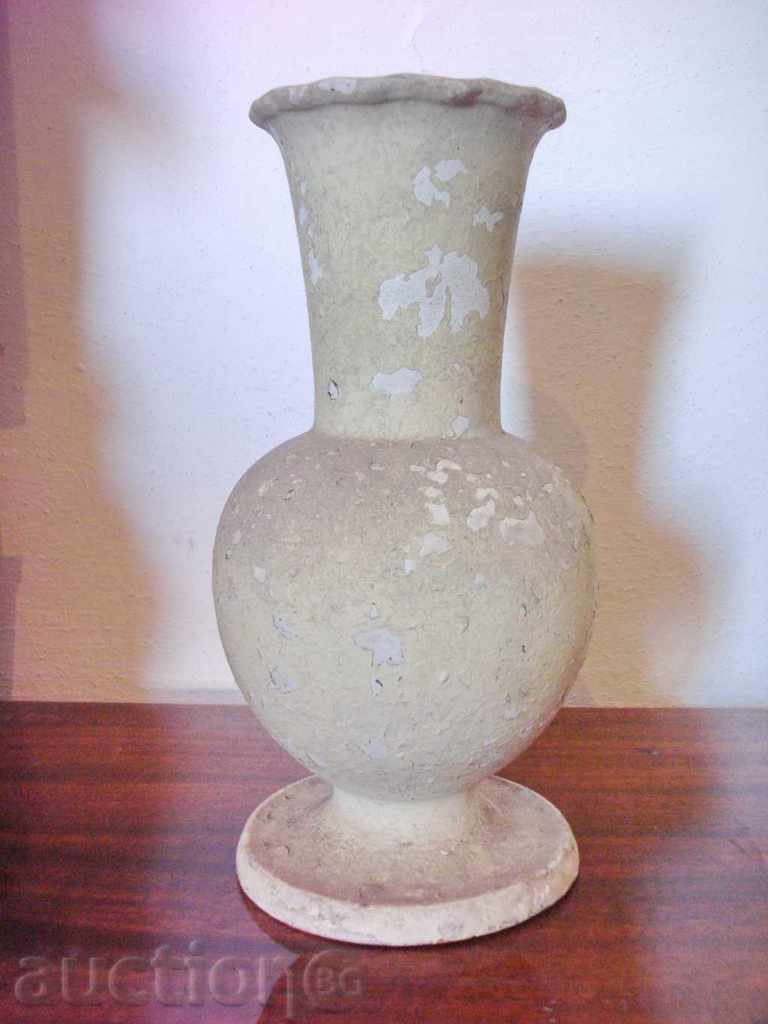 Old clay vase