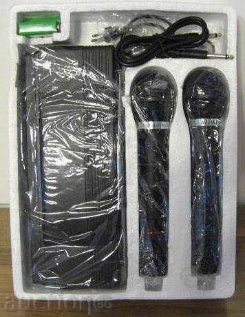 TWO WIRELESS WIRELESS RECYCLING MICROPHONES WR-306 with price 35.50 BGN | € 18.15