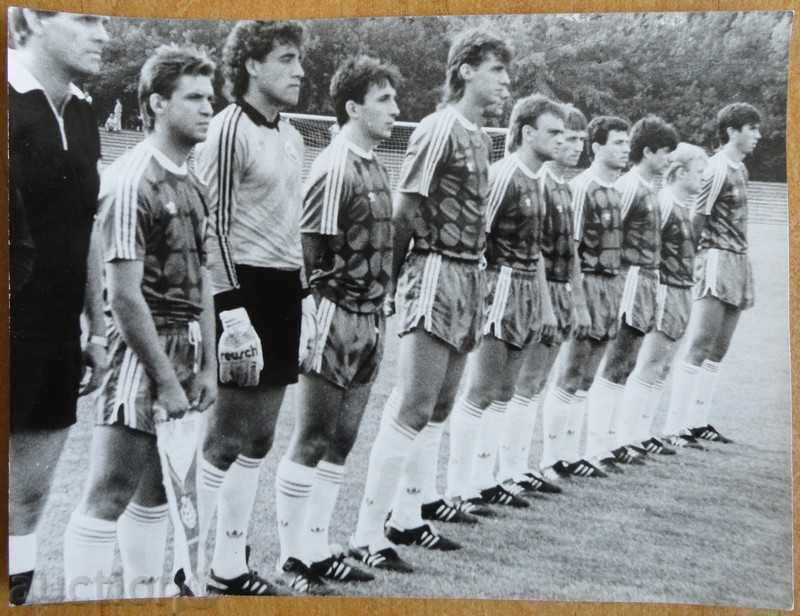 Снимка ГДР-България младежи, 22.08.1989