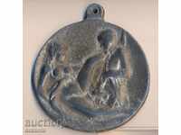 Gramadanski medalie erotică, 77 mm.