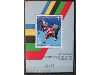 3294 XIV Winter Olympic Games Sarajevo '84, block numbered.