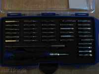 Set screwdriver with nozzles - new