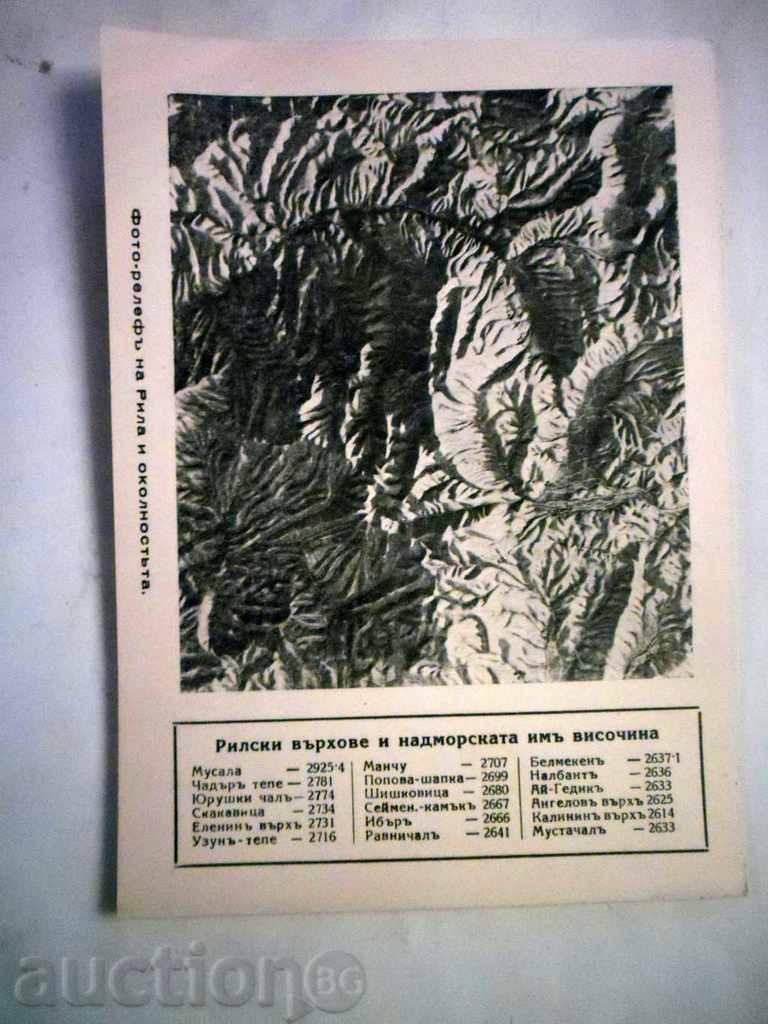 POSTAL CARD - of SAVA POPOV - cartographer - 1934 - RRRRRR