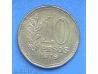 Αργεντινή 10 πέσος 1976