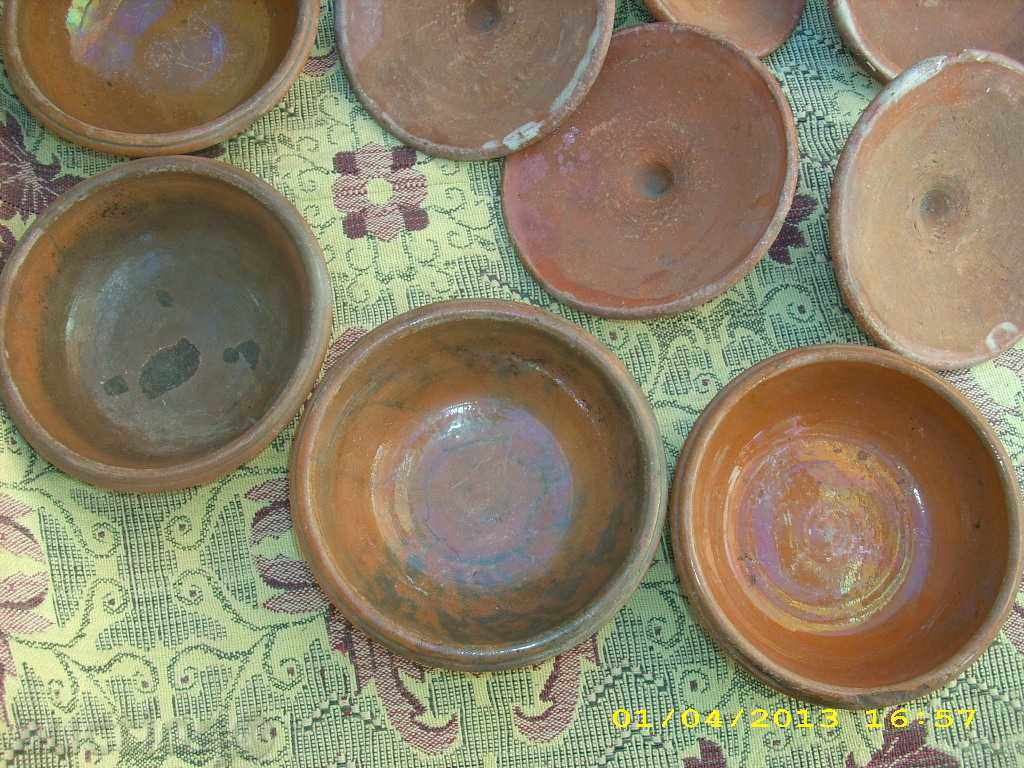 lot of 6 old pots - 5
