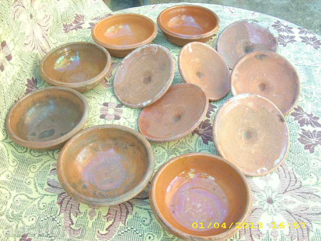 lot of 6 old pots - 7