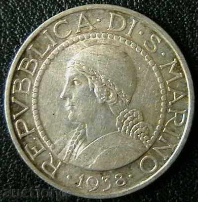 5 лири 1938, Сан Марино с цена € 24.99 | 48.88 лв.