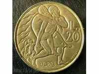 20 pounds 1973, San Marino