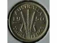 3 pence 1950, Australia