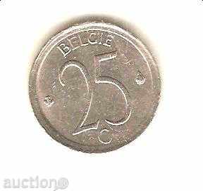 + Βέλγιο 25 centimes 1972 η ολλανδική θρύλος Matr.defekt
