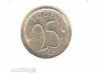 + Βέλγιο 25 centimes 1972 η ολλανδική θρύλος Matr.defekt