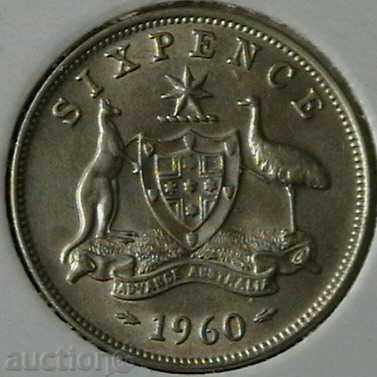 6 pence 1960, Australia