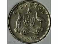 6 pence 1960, Australia