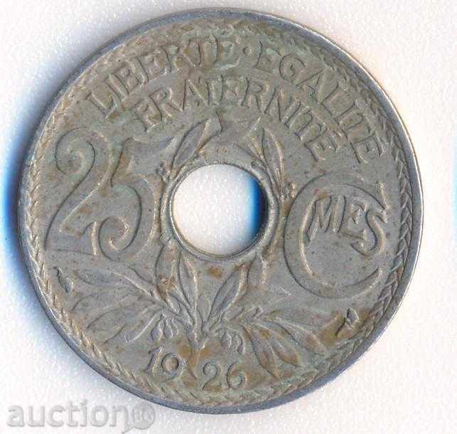 France 25 centime 1926