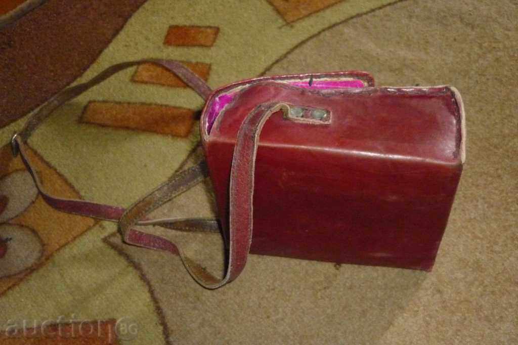 Auction Leather holster, case for old binoculars Auction Leather holster, case for old binoculars