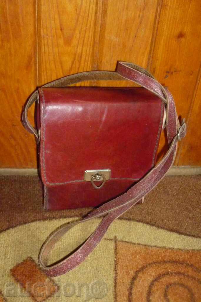 Leather holster, case for old binoculars - 7 Leather holster, case for old binoculars - 7