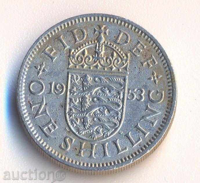 UK 1 shilling 1953