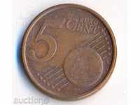 Spain 5 euro cents 2000