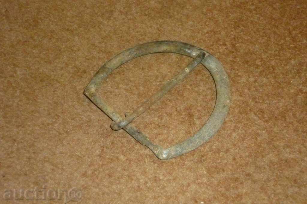 Auction  Ancient bronze cord, buckle, belt