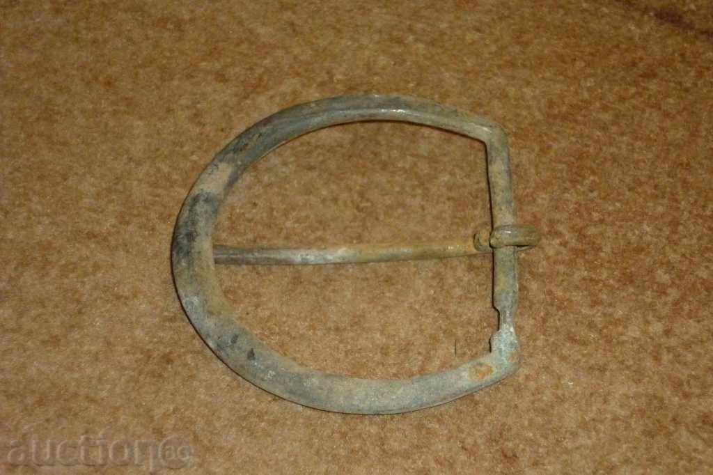 Ancient bronze cord, buckle, belt - 6