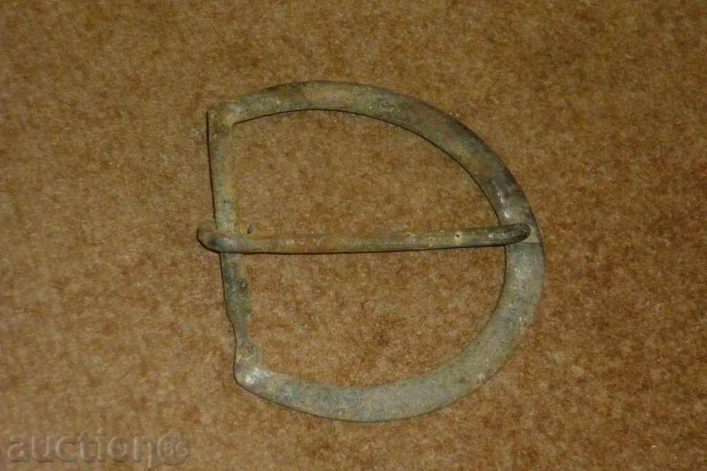 Ancient bronze cord, buckle, belt