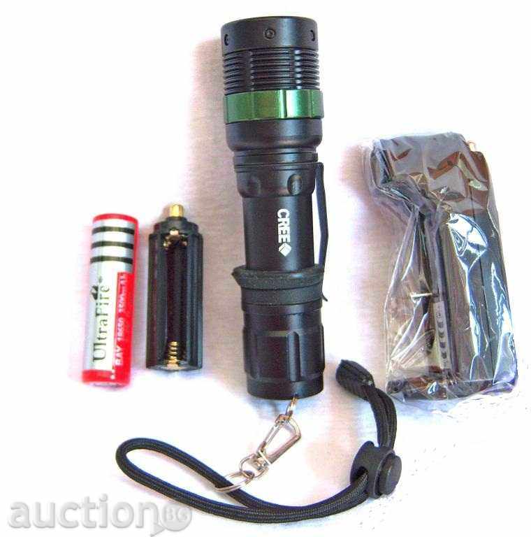 Auction Flashlight with CREE LED diode 500 lm Auction Flashlight with CREE LED diode 500 lm