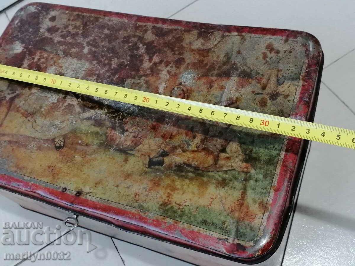 Delivery of Ancient metal Russian box