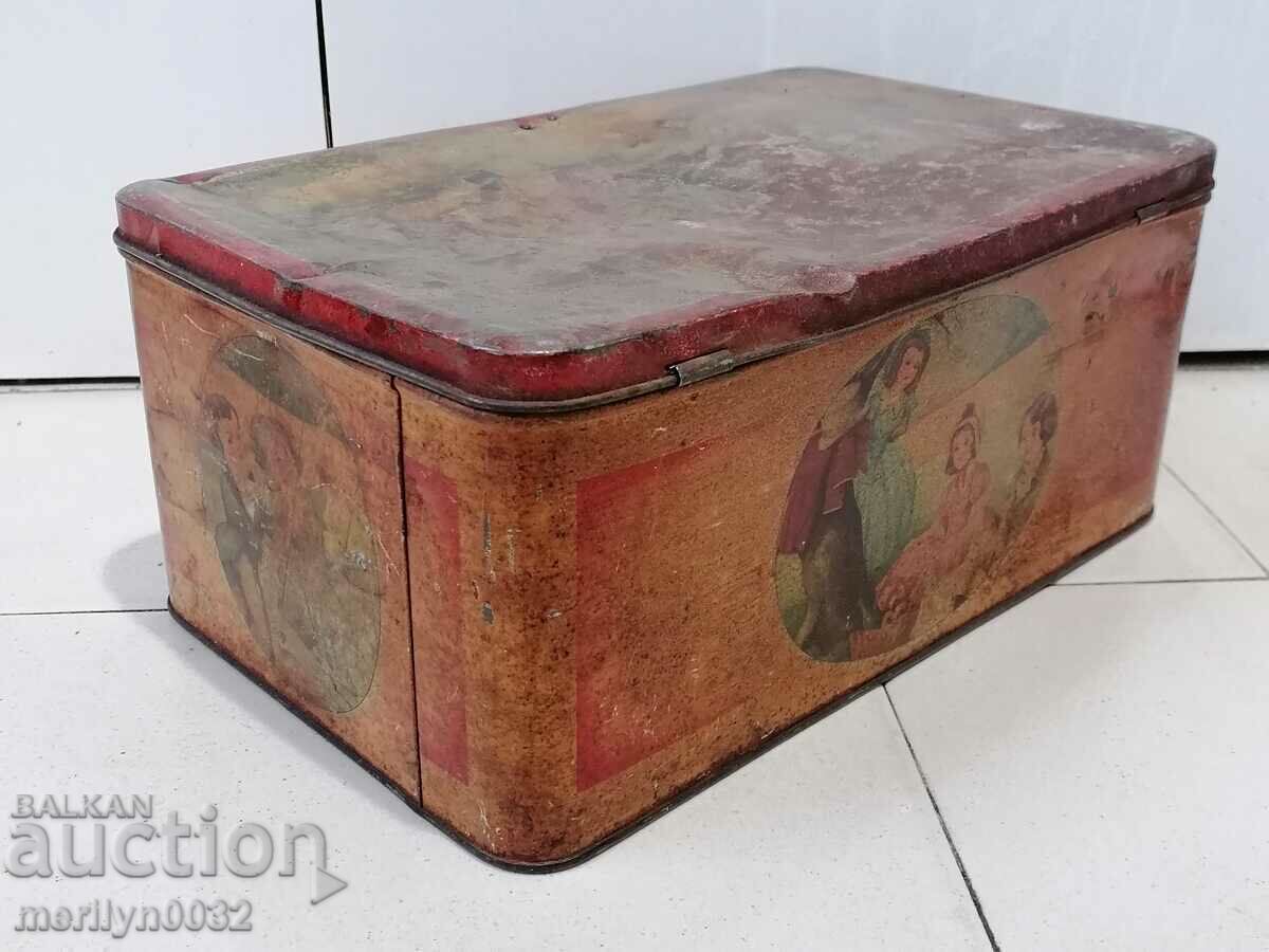 Ancient metal Russian box - 7