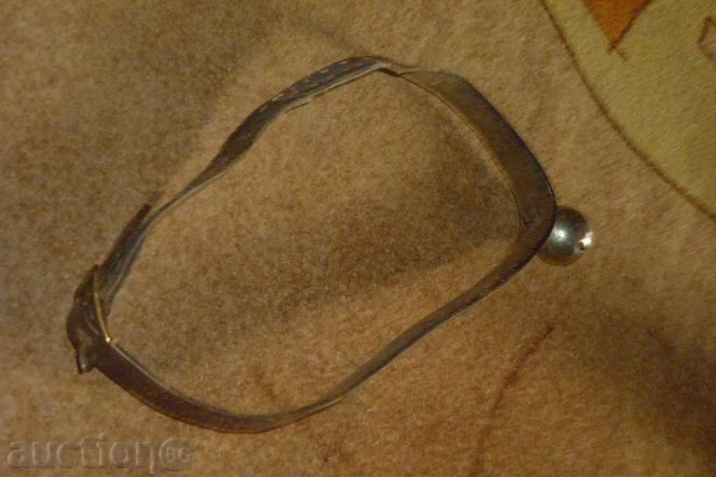 Antique "walnut" type bell - 5