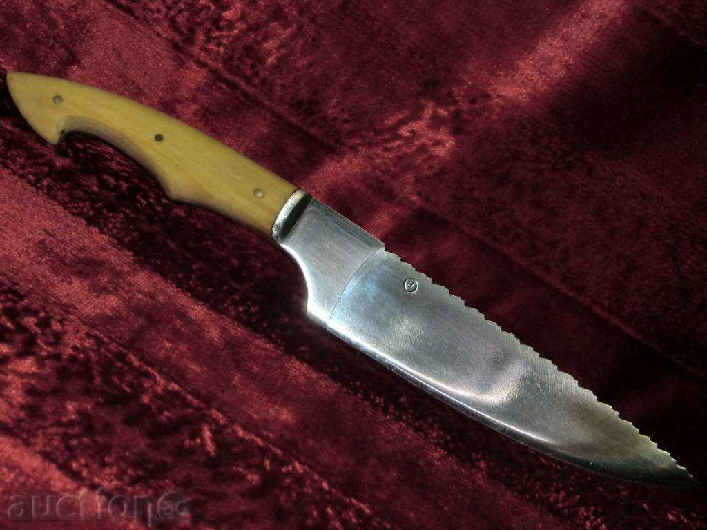 Χειροποίητο κυνηγετικό μαχαίρι, χωρίς λαβή!