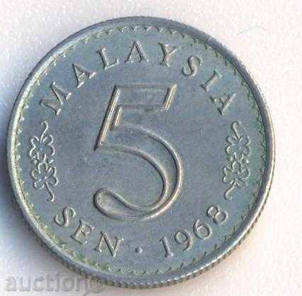 Malaezia 5 sen 1968