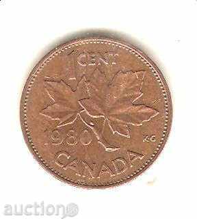 +Канада  1  цент  1980 г.