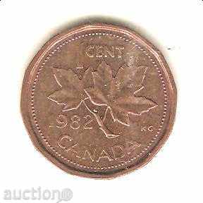+Канада  1  цент  1982 г.