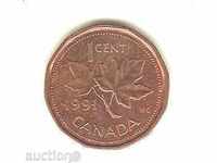+Канада  1  цент  1991 г.