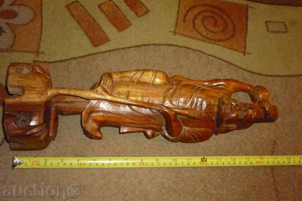Eastern figure, statuette, bust, wood plastic with price 89.00 BGN | € 45.50