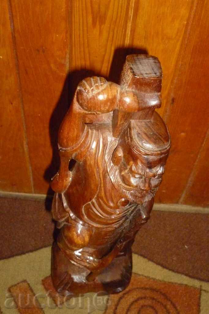 Auction  Eastern figure, statuette, bust, wood plastic