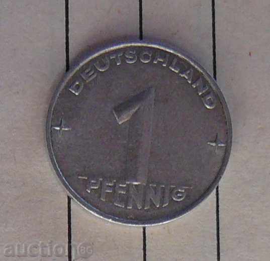 1 penny 1953. O GDR