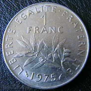 1 Franc 1975, France