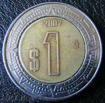 1 Peso 2007, Mexic