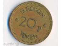 Eurocoin, 20 pence London
